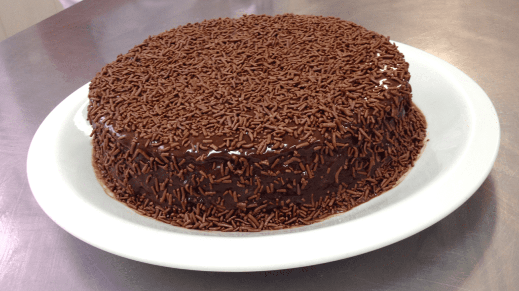 bolo de chocolate